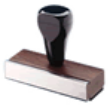 1 LINE RUBBER STAMP UP TO 1/4" X 3"