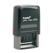 Printy Dater 1 in. x 1-5/8 in. Create a self-inking date stamp with your custom text. Choice of black, blue, red, green or violet inkpad included.