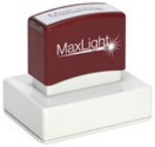 XL2-225
MaxLight Custom Pre-Inked Stamp 
2" x 3"