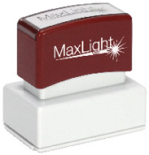 MaxLight Custom Pre-Inked Stamp 
1" x 2"