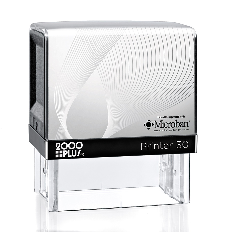 Printer 30  3/4in. x 1-7/8in. Self-Inking Stamp