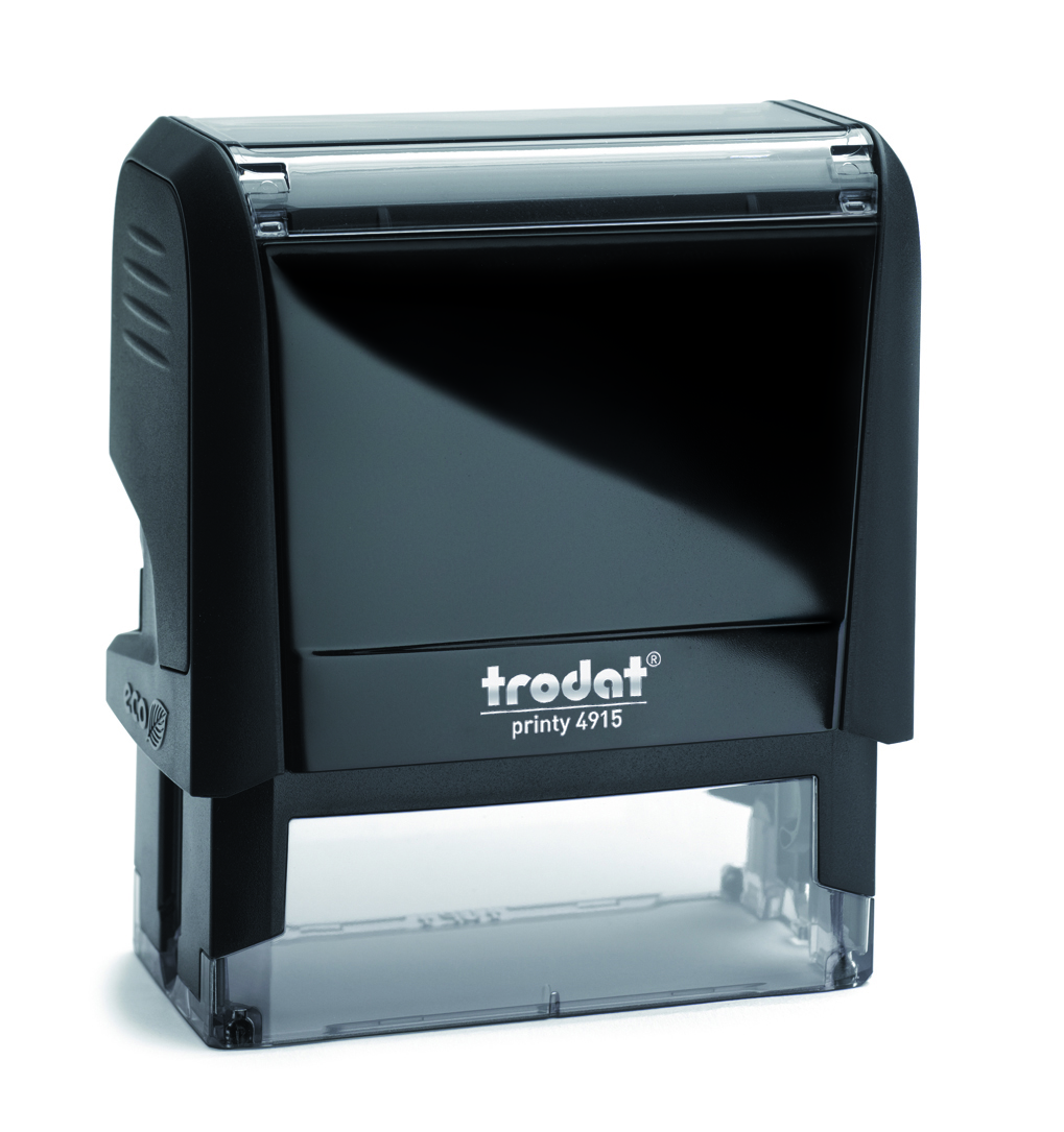 Custom Self-Inking Stamp 1 in. x 2-3/4 in. Good for up to 10,000 impressions before re-inking