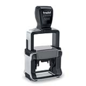 5200 Professional 1 in. x 1-5/8 in. Create a self-inking stamp with your custom text. Choice of black, blue, red, green or violet inkpad included.