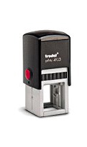 Trodat Custom Self-Inking Stamp 1-3/16 in. x 1-3/16 in. Good for up to 10,000 impressions before re-inking.