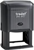 Custom Self-Inking Stamp 1 9/16 in. x 2 3/8 in. Good for up to 10,000 impressions before re-inking.